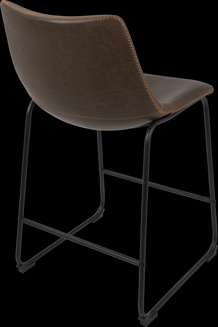 Darnell Espresso Counter Height Stool (Set of 2) - Thumbnail - Image 2