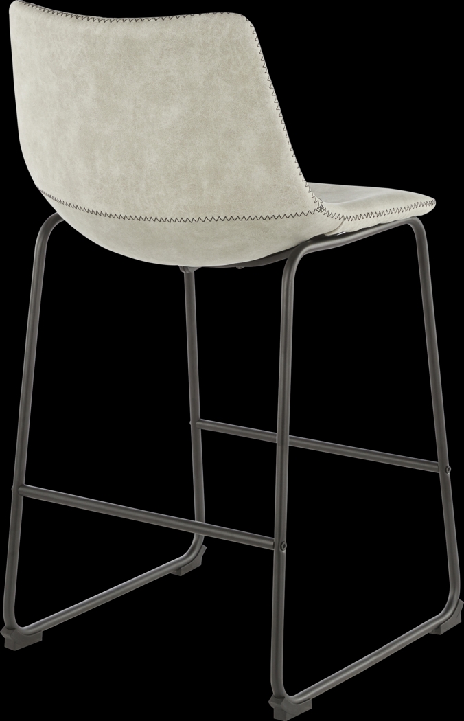 Darnell Gray Counter Height Stool, Set of 2 - Thumbnail - Image 2