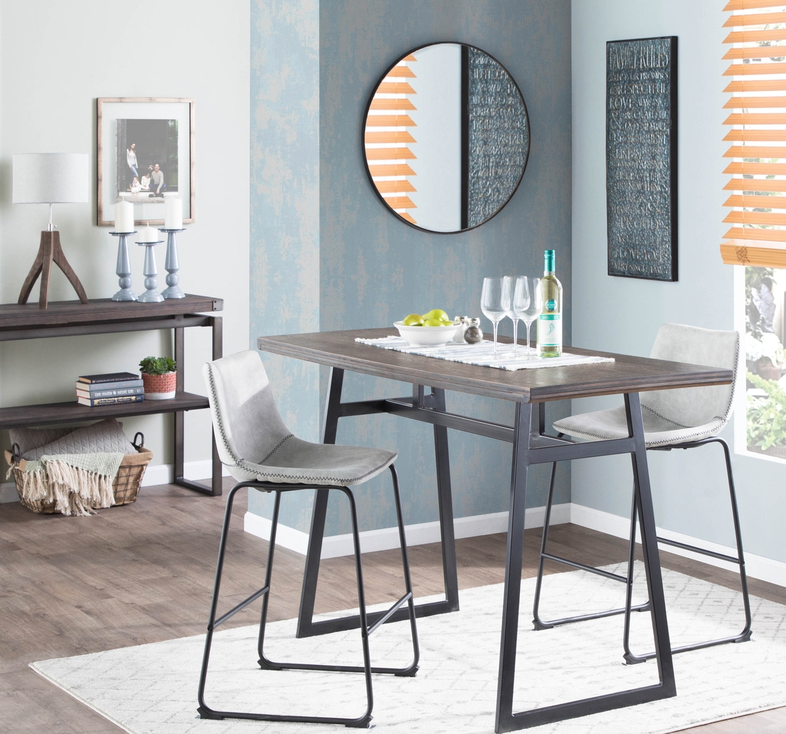 Darnell Gray Counter Height Stool, Set of 2 - Thumbnail - Image 4