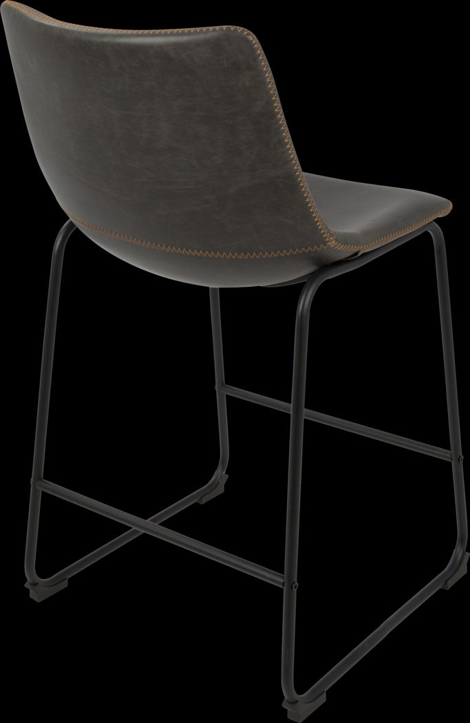 Darnell Gray Counter Height Stool (Set of 2) - Thumbnail - Image 2