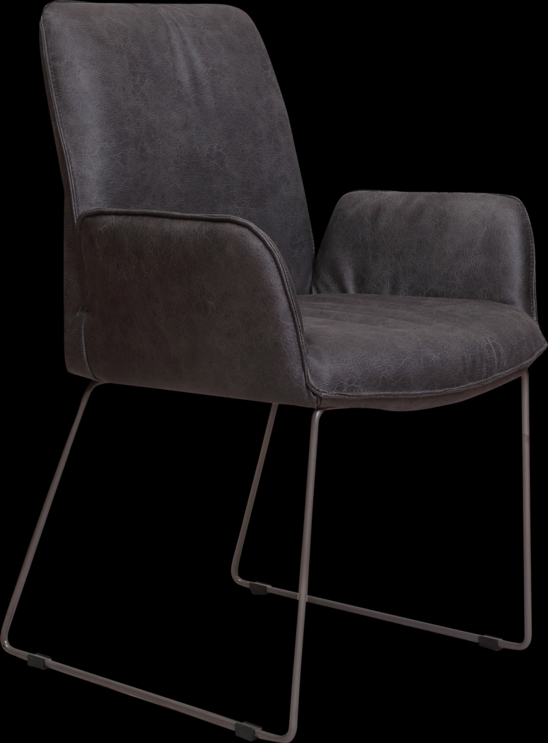 Darnley Gray Arm Chair (Set of 2) - Thumbnail - Image 1