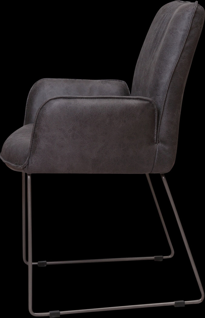 Darnley Gray Arm Chair (Set of 2) - Thumbnail - Image 2