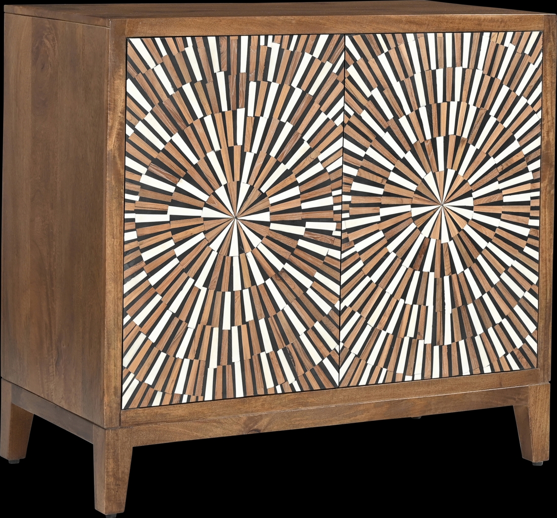 Darque Natural Accent Cabinet - Thumbnail - Image 1
