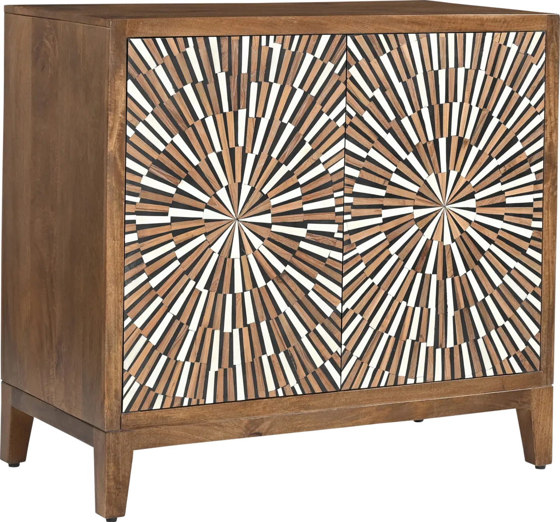 Darque Natural Accent Cabinet - Thumbnail - Image 1