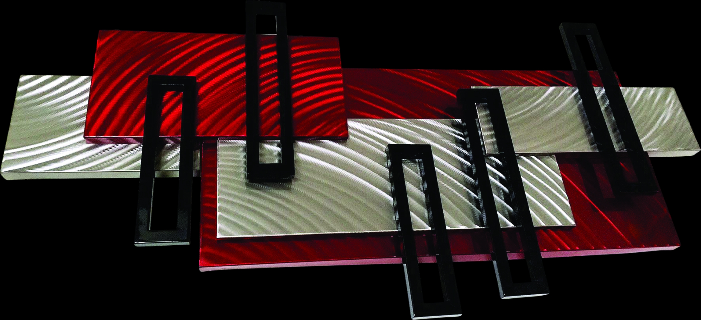 Darrellyn Red Indoor/Outdoor Wall Art - Thumbnail - Image 1