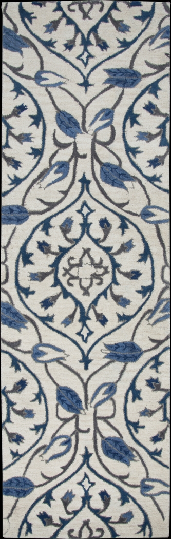 Darsa Ivory 2'6 x 10' Runner Rug - Thumbnail - Image 1