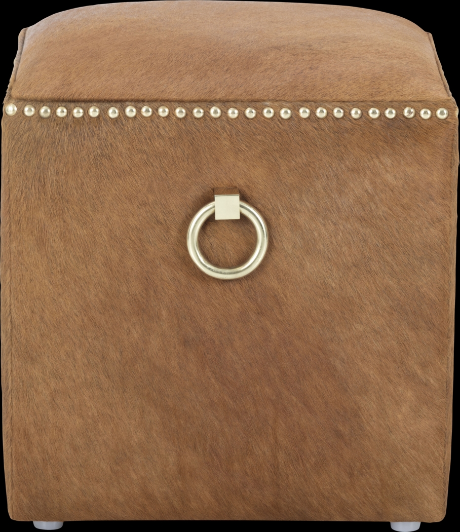 Darshan Orange Ottoman - Thumbnail - Image 3