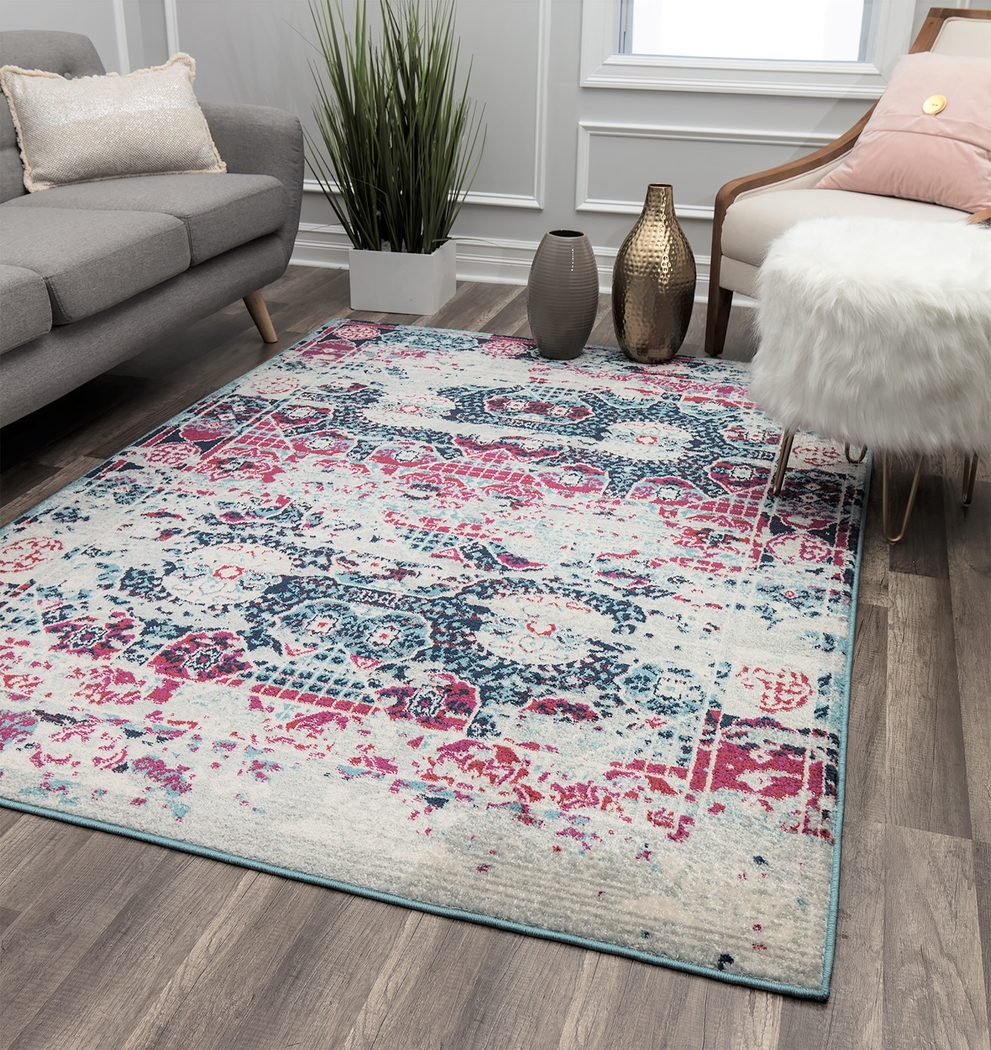 Darshil Red 8' x 10' Rug - Thumbnail - Image 3