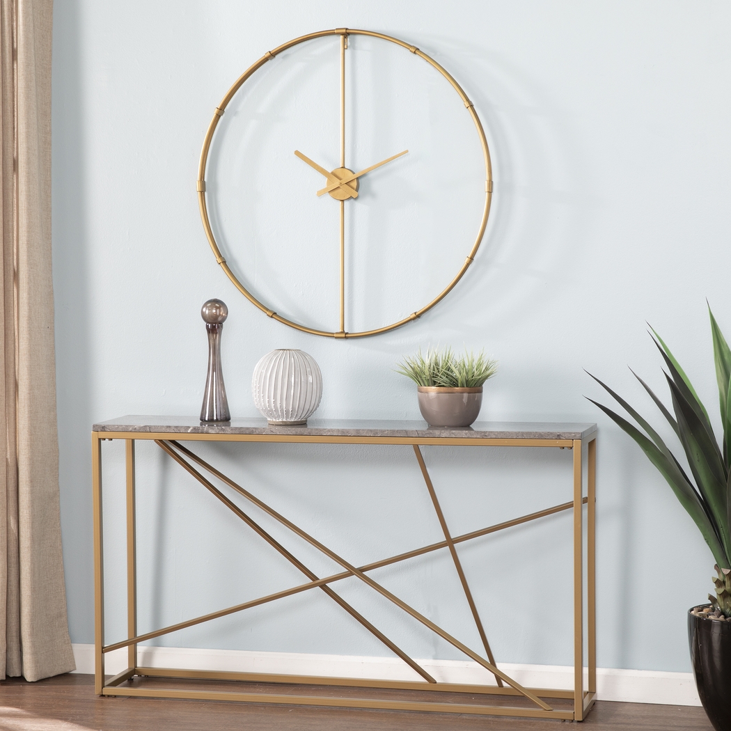 Dartcrest Gold Wall Clock - Thumbnail - Image 8