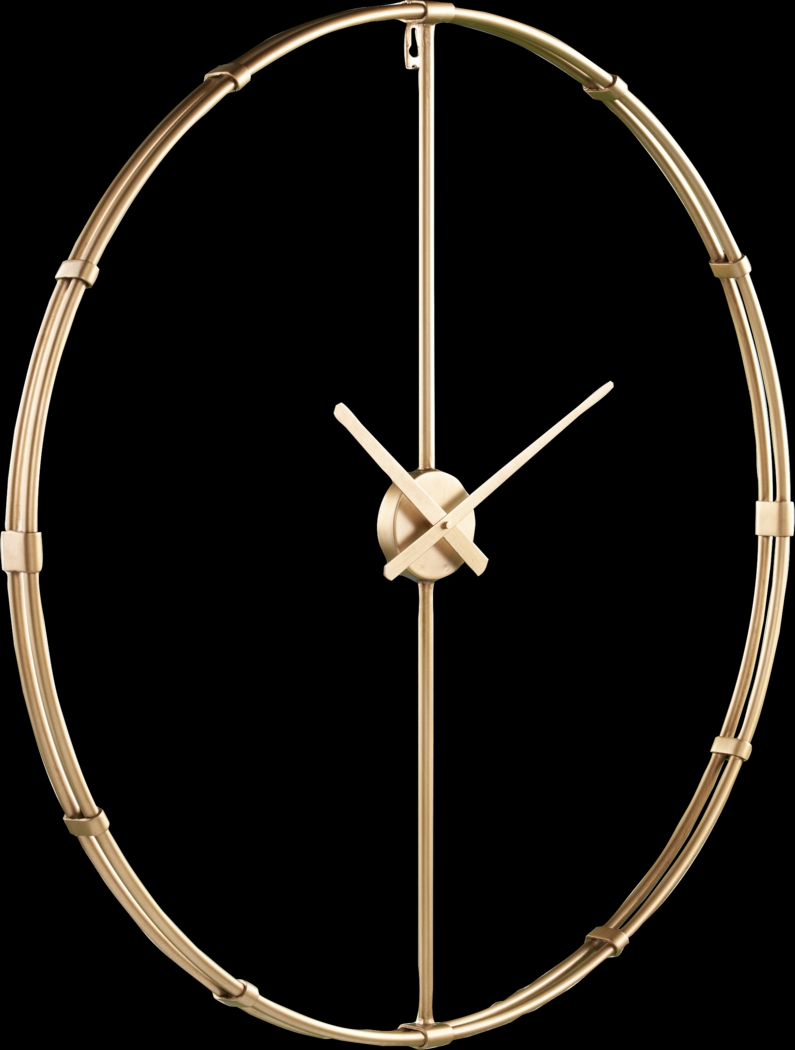 Dartcrest Gold Wall Clock - Thumbnail - Image 1