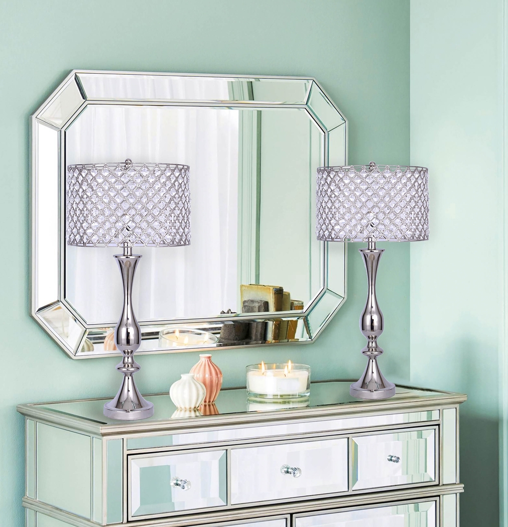 Darwin Circle Silver Lamp - Thumbnail - Image 4