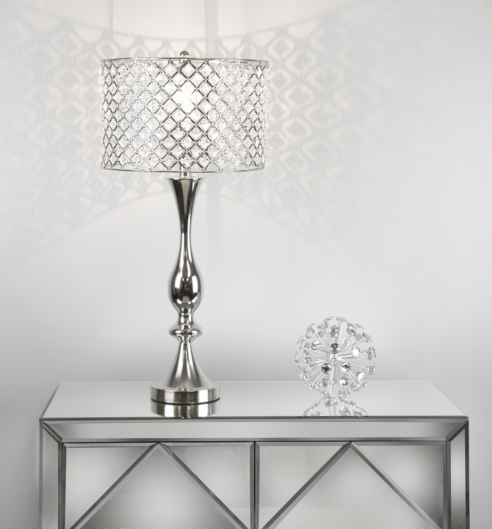 Darwin Circle Silver Lamp - Thumbnail - Image 5