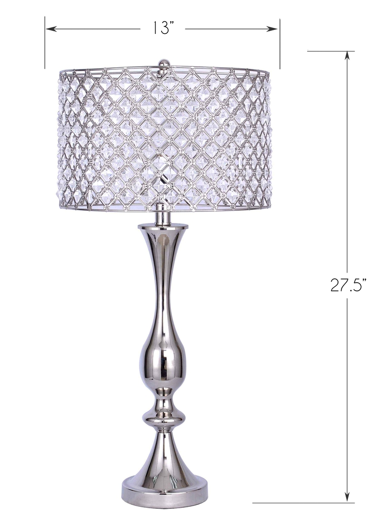Darwin Circle Silver Lamp - Thumbnail - Image 6