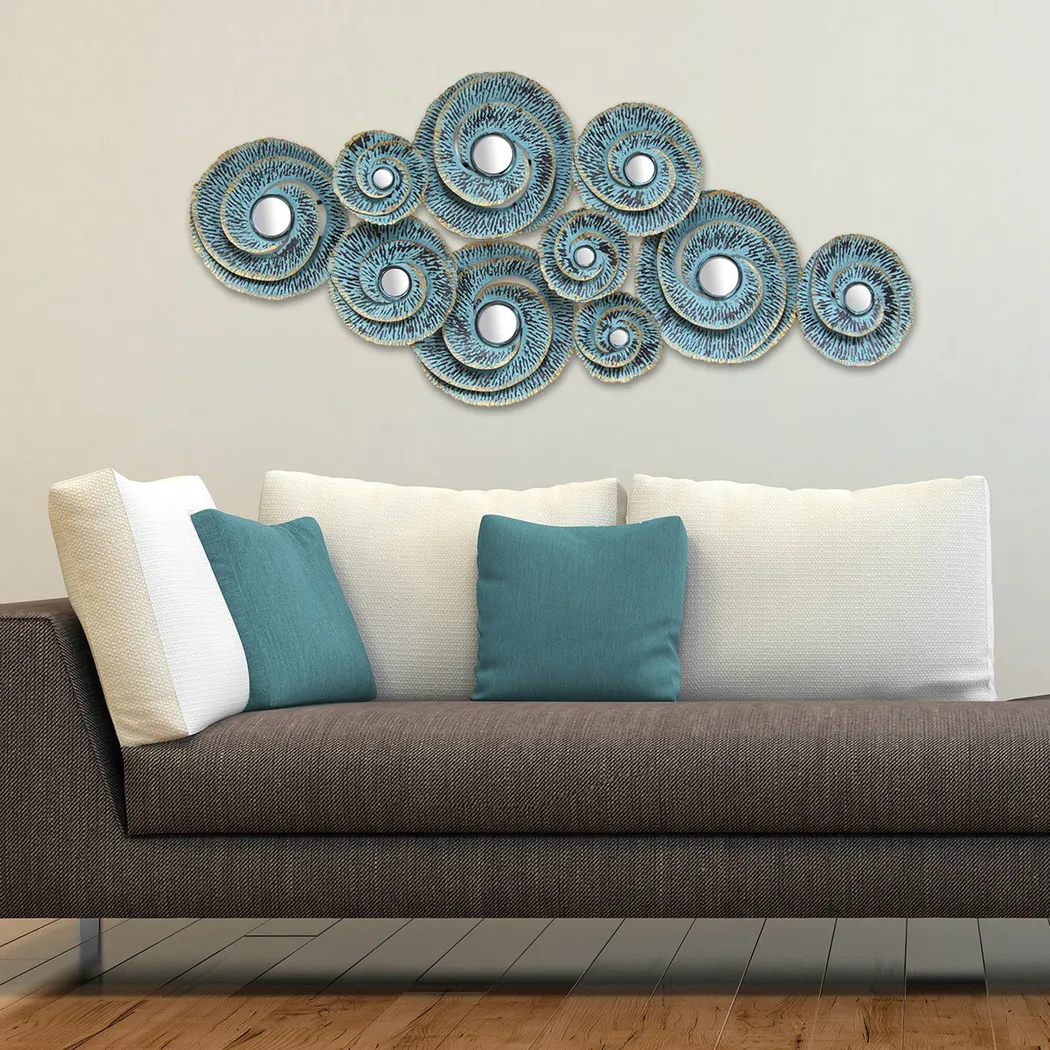 Darya Waves Blue Wall Decor - Thumbnail - Image 2