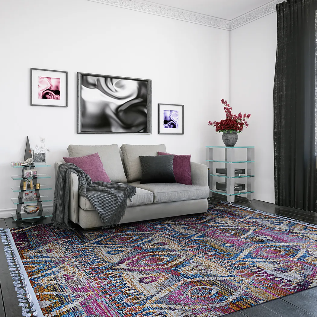 Darzell Multi 5'3 x 7'10 Rug - Thumbnail - Image 4