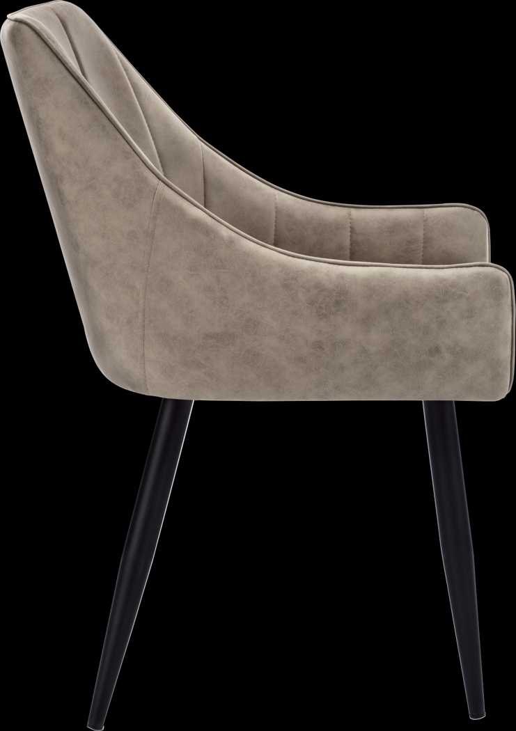 Dashby Beige Arm Chair - Thumbnail - Image 8