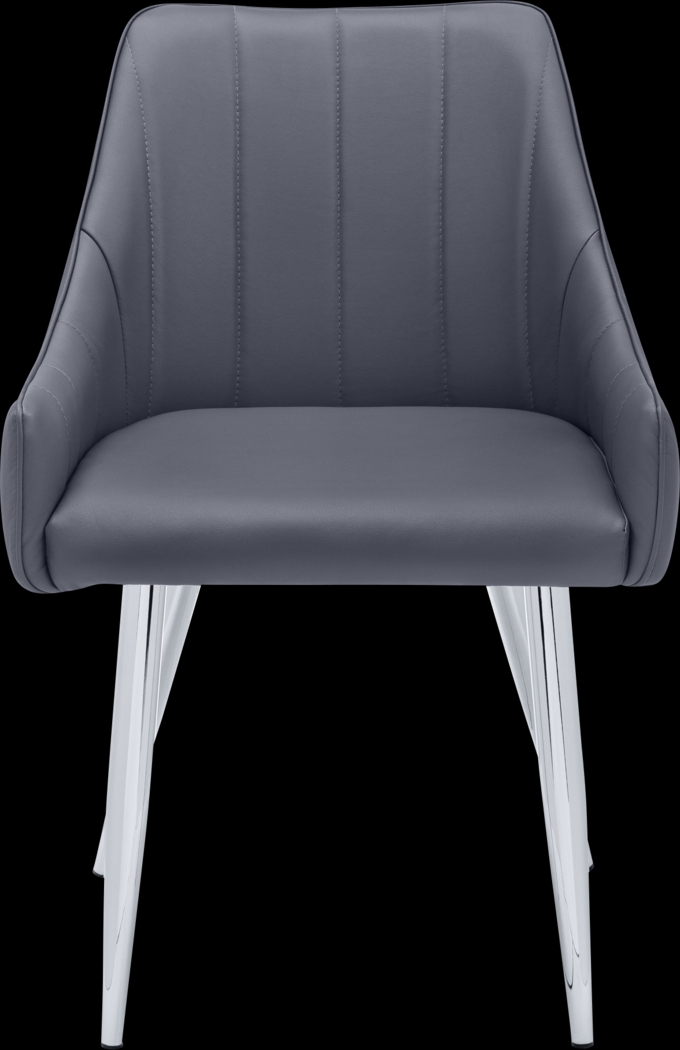 Dashby Gray Arm Chair - Thumbnail - Image 6