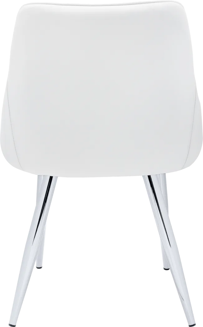 Dashby White Arm Chair - Thumbnail - Image 9