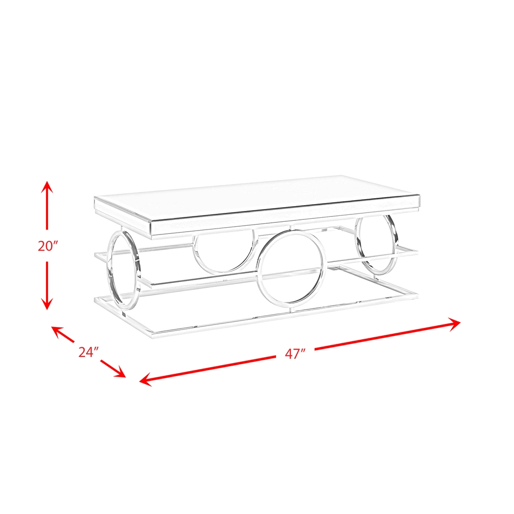 Dassow Chrome Cocktail Table - Thumbnail - Image 9