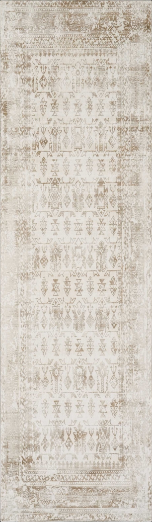 Dastan Beige 2'3 x 8' Runner Rug - Thumbnail - Image 1