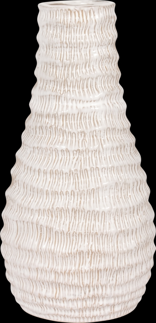 Dataa White 11 in. Vase - Thumbnail - Image 1