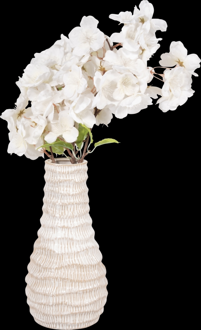 Dataa White 9 in. Vase - Thumbnail - Image 3