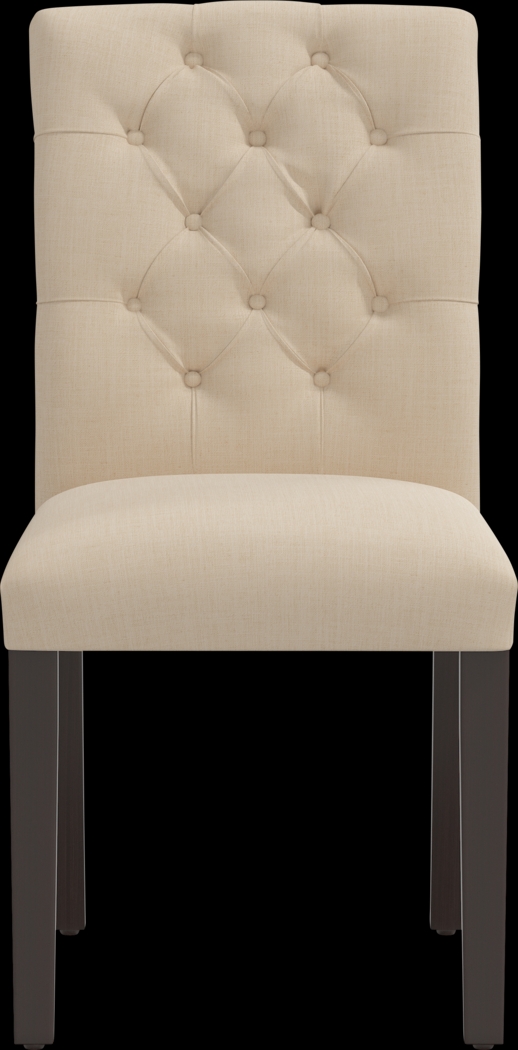 Dati Beige Side Chair - Thumbnail - Image 2
