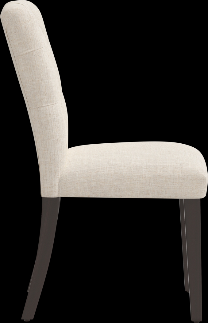 Dati Cream Side Chair - Thumbnail - Image 3