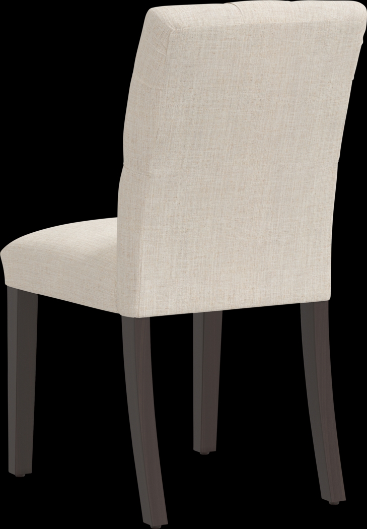 Dati Cream Side Chair - Thumbnail - Image 4