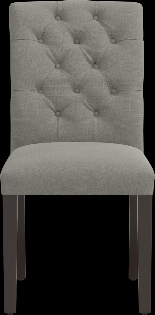 Dati Gray Side Chair - Thumbnail - Image 2