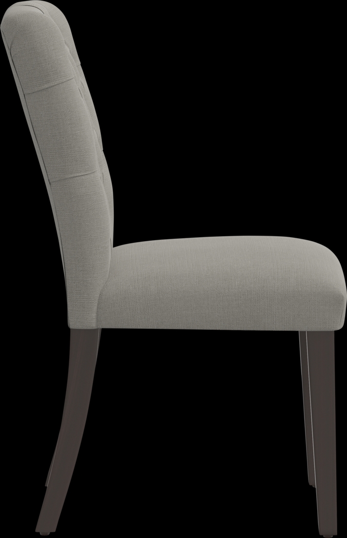 Dati Gray Side Chair - Thumbnail - Image 3