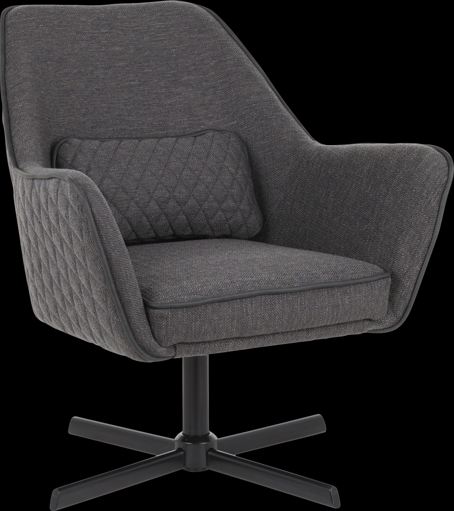 Datura Charcoal Accent Chair - Thumbnail - Image 1