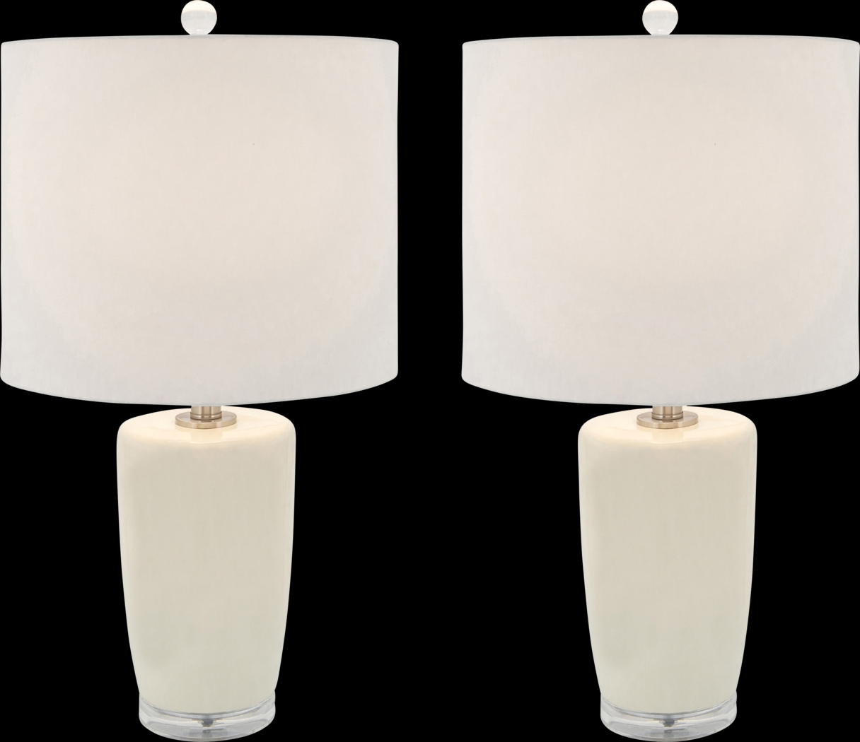 Davan Bay Ivory Lamp Set of 2 - Thumbnail - Image 2