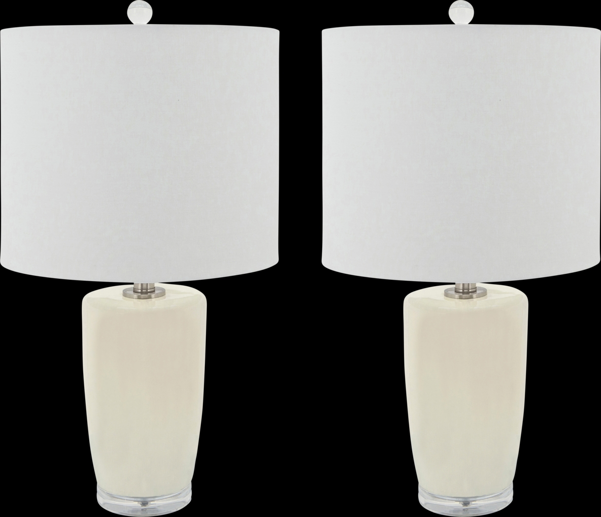 Davan Bay Ivory Lamp Set of 2 - Thumbnail - Image 1