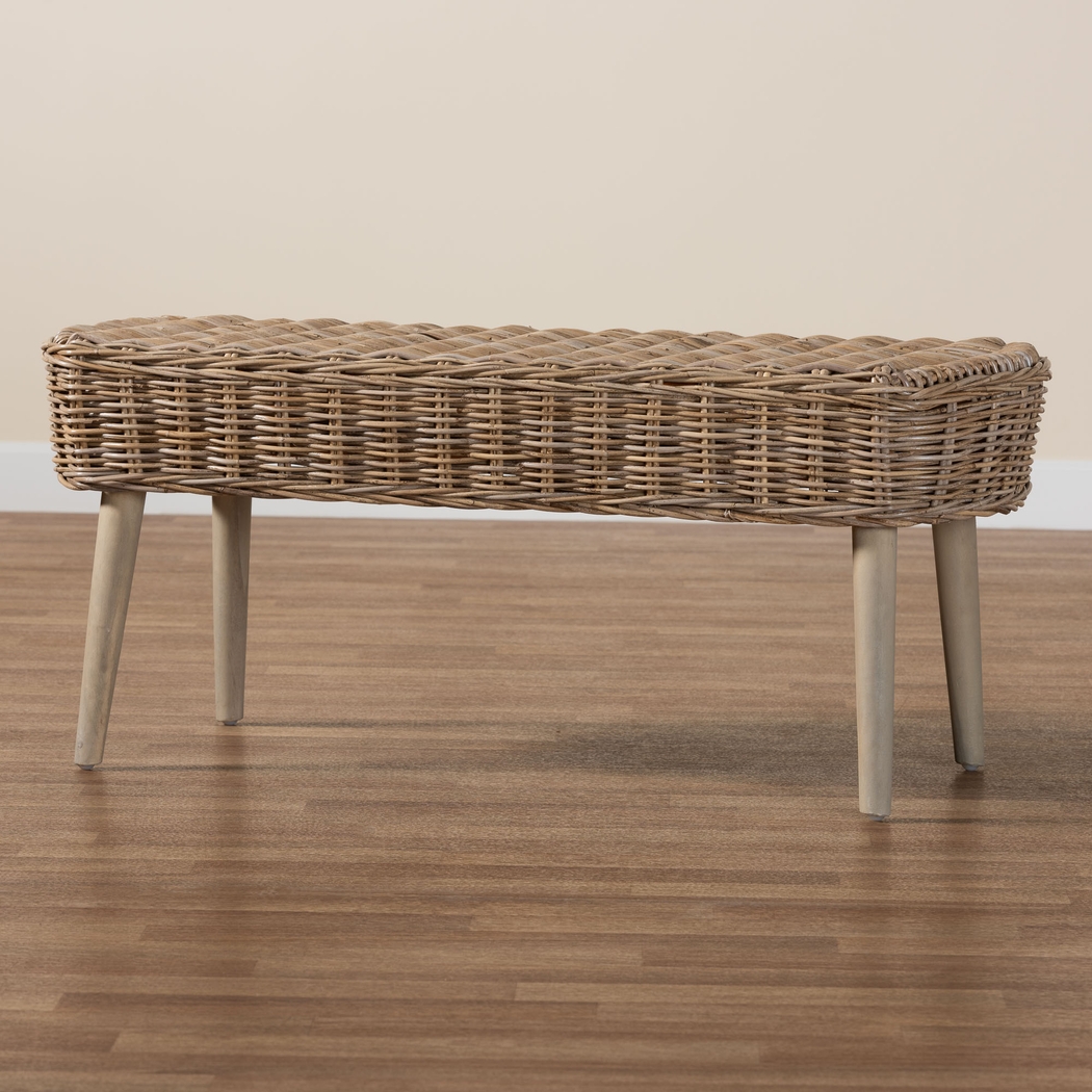 Davelin Gray Dining Bench - Thumbnail - Image 8