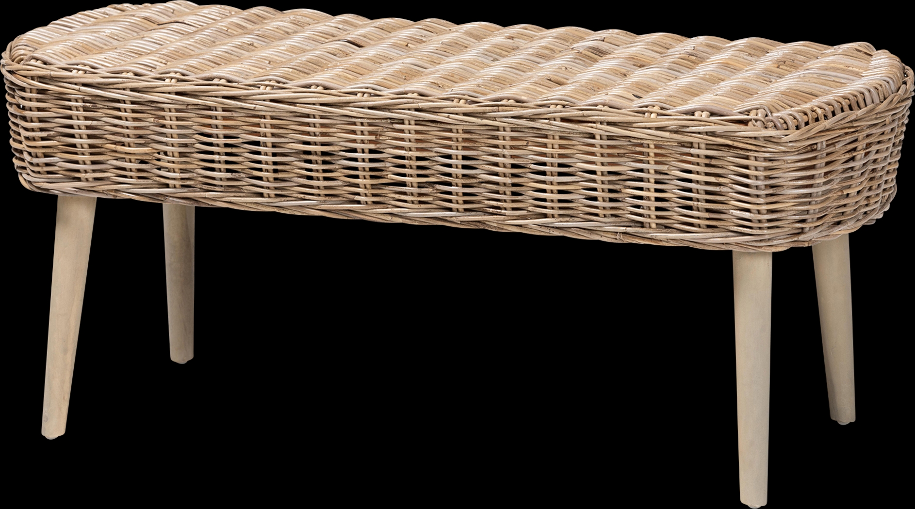 Davelin Gray Dining Bench - Thumbnail - Image 1