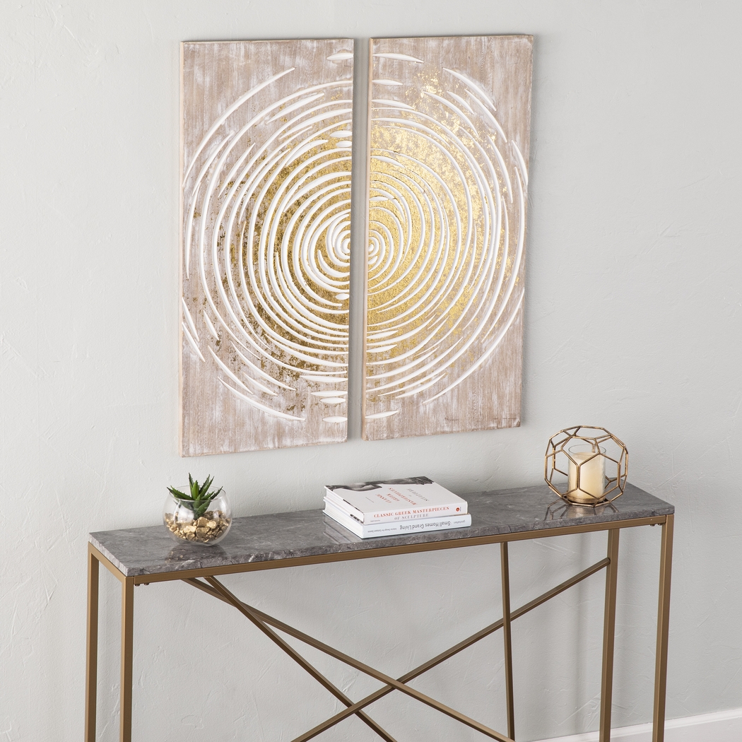 Davenistroy Gold Artwork, Set of 2 - Thumbnail - Image 2