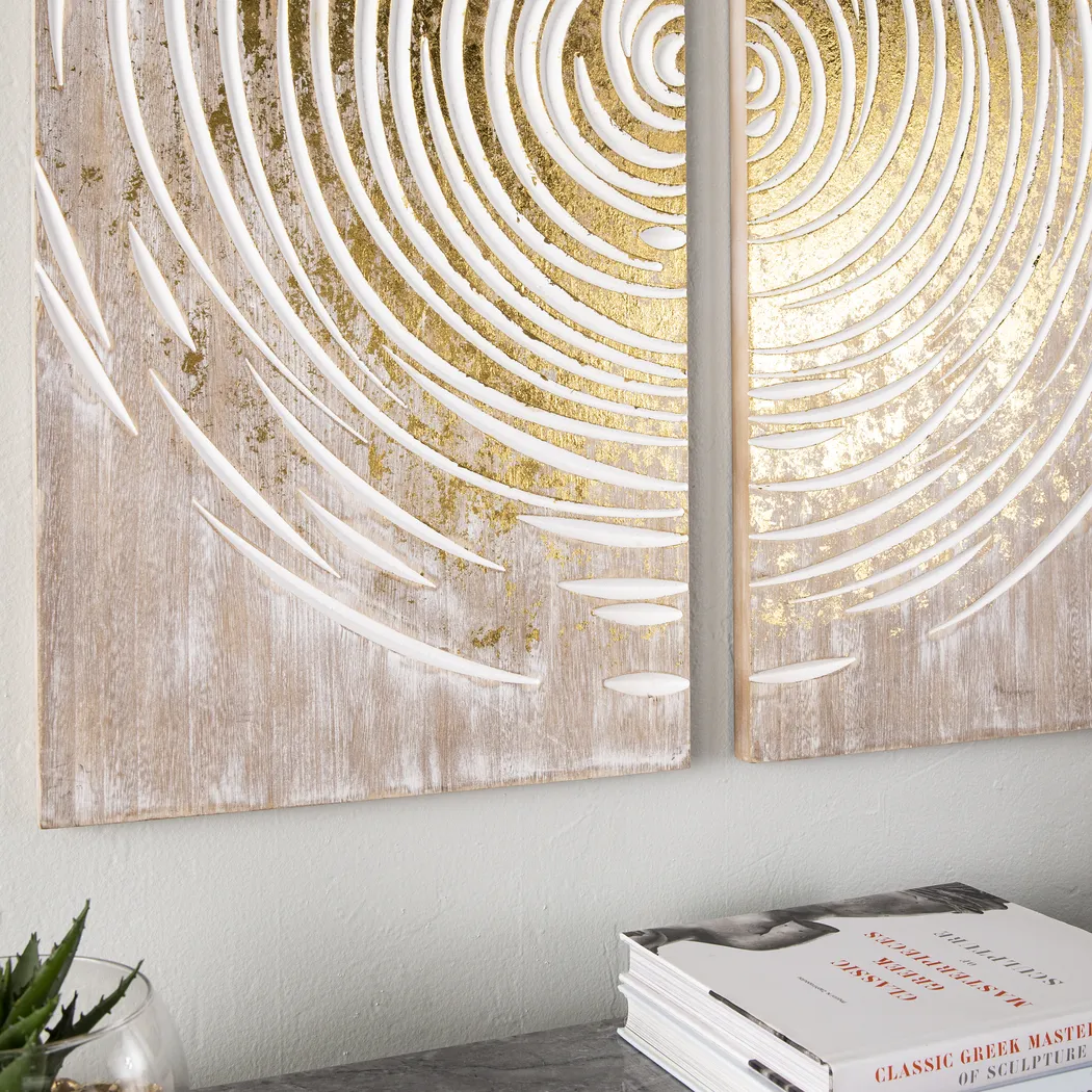 Davenistroy Gold Artwork, Set of 2 - Image 7