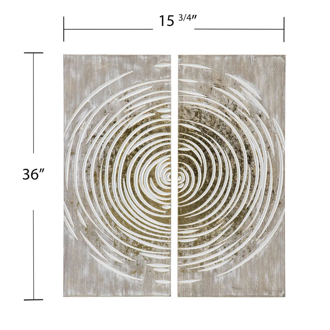 Davenistroy Gold Artwork, Set of 2 - Image 9