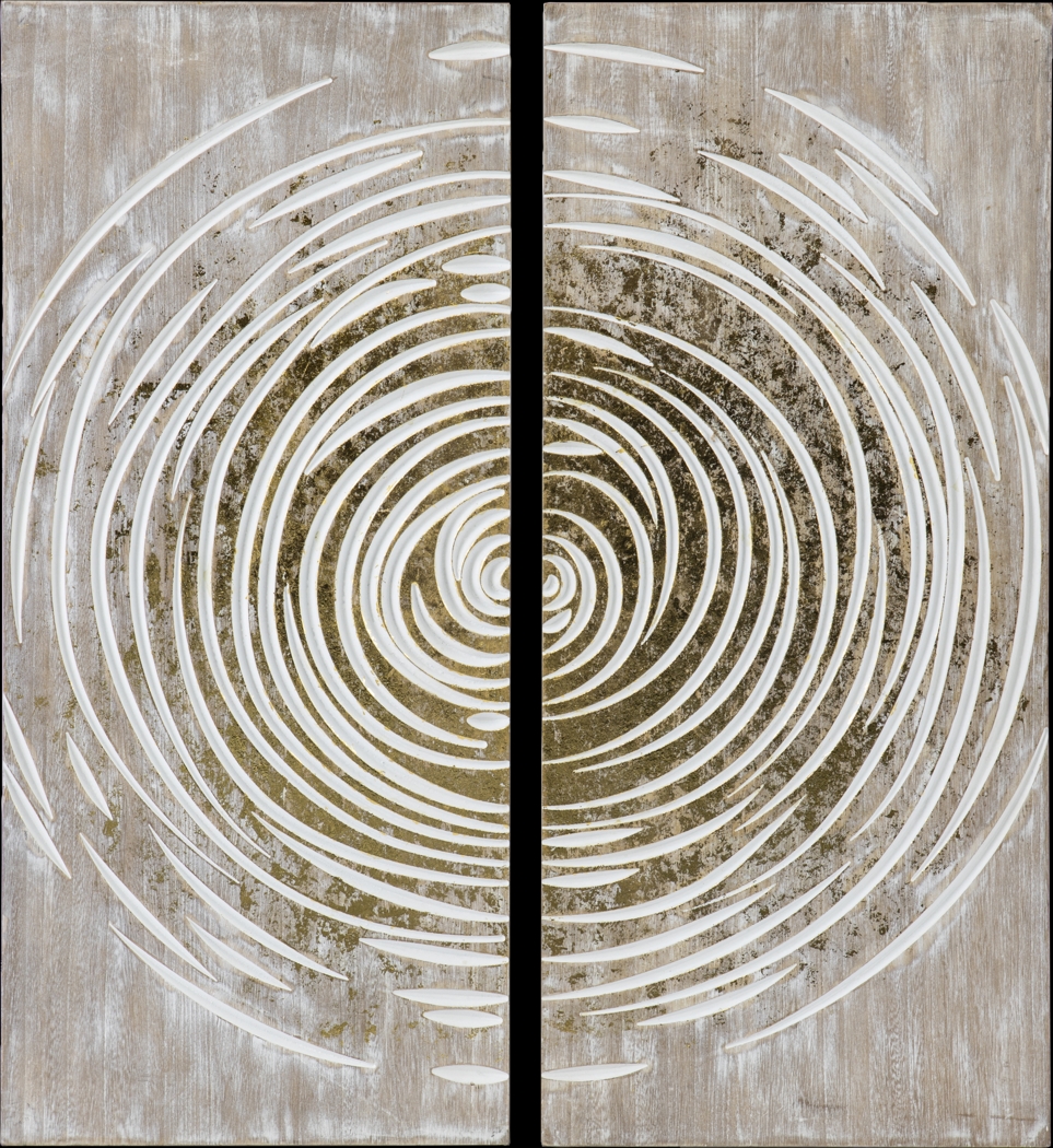 Davenistroy Gold Artwork, Set of 2 - Thumbnail - Image 1