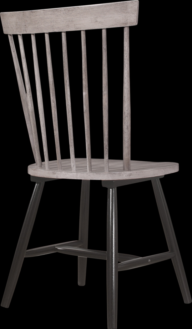 Davenshire Gray Side Chair - Thumbnail - Image 2