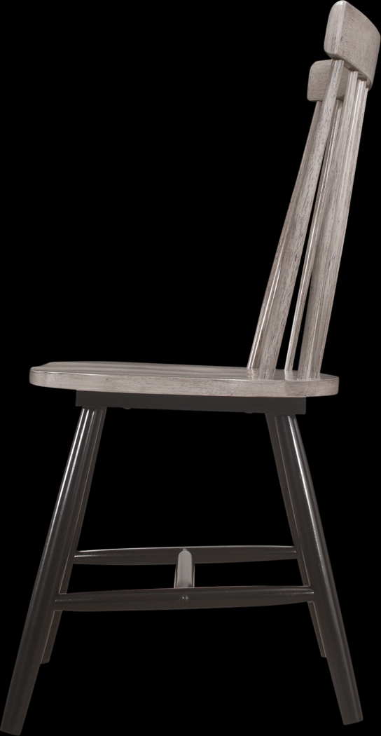 Davenshire Gray Side Chair - Thumbnail - Image 3