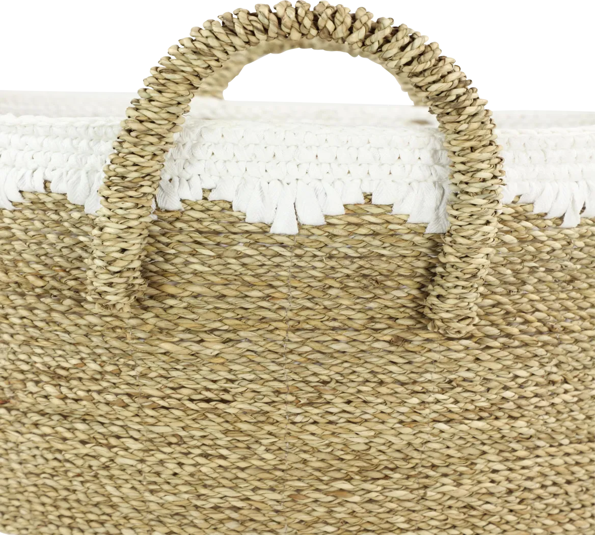 Daviad Brown Storage Basket, Set of 3 - Thumbnail - Image 4