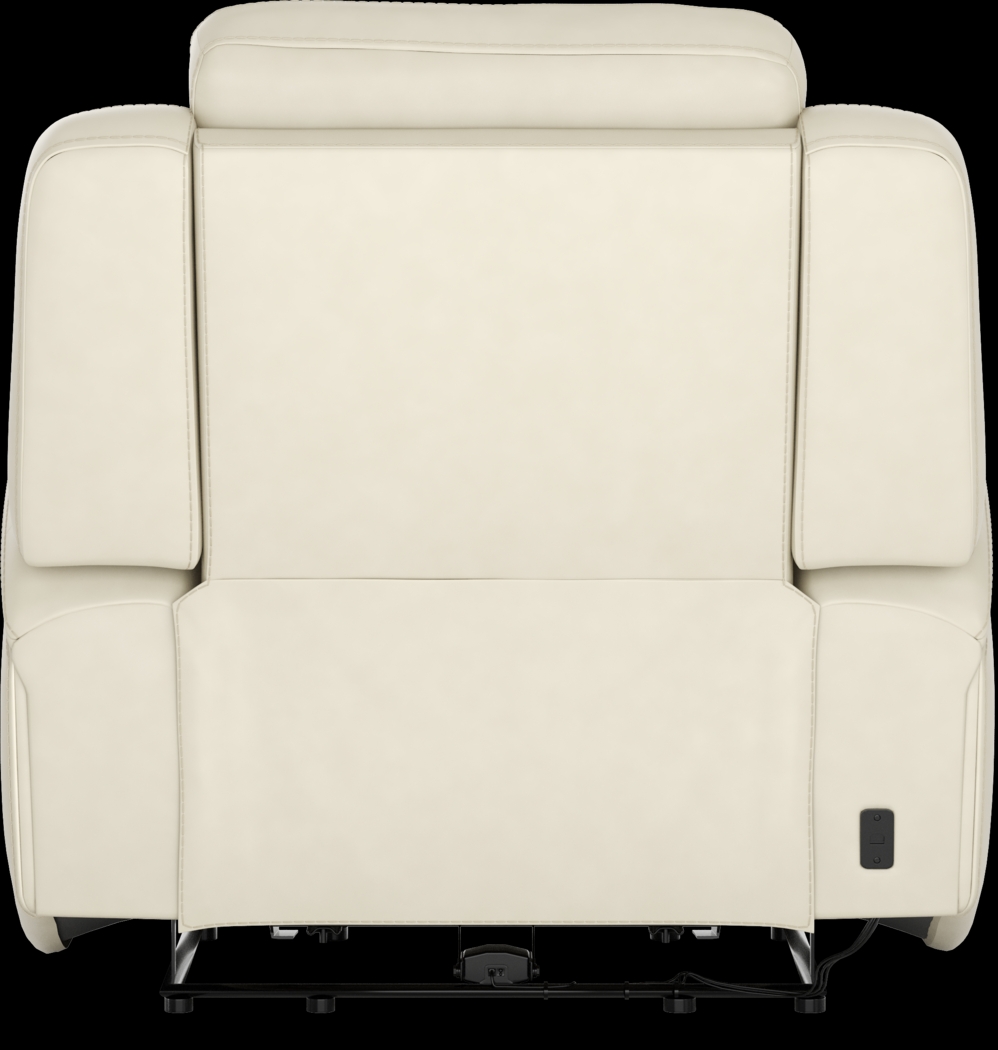 Davidson Platinum Leather Dual Power Recliner - Thumbnail - Image 3