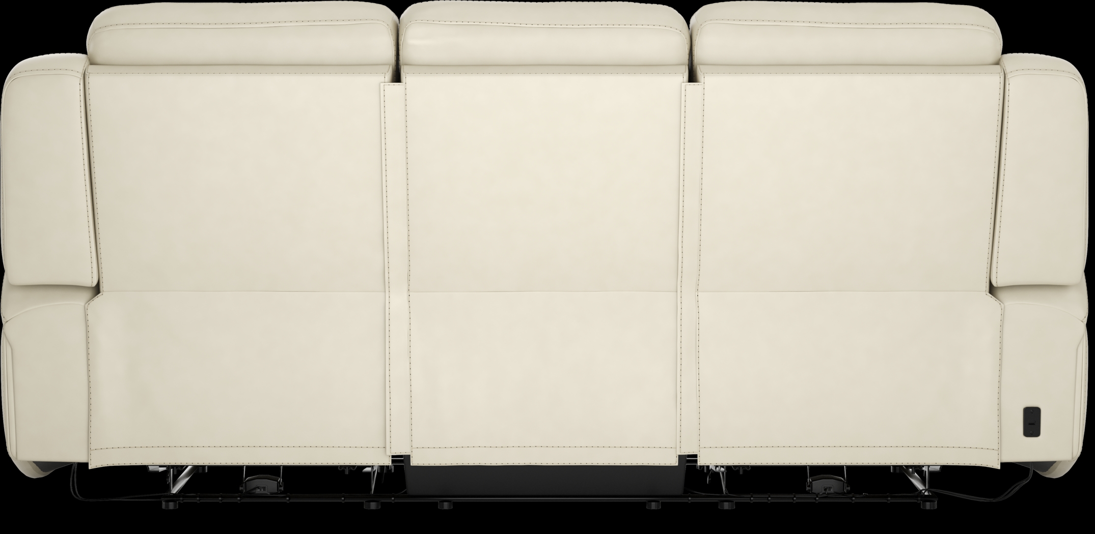 Davidson Platinum Leather 6 Pc Dual Power Reclining Living Room - Thumbnail - Image 5