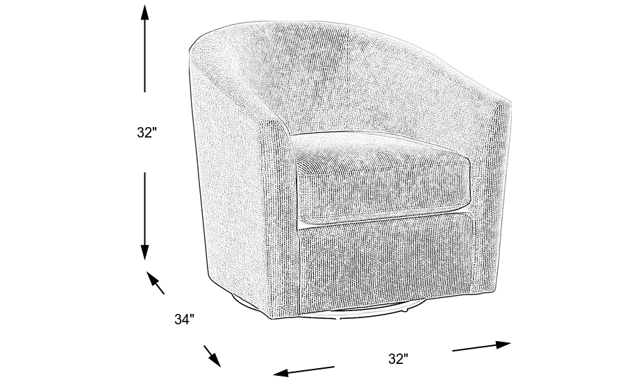 Dimension Image. Please refer to the Dimension Tab on this page for dimension details.