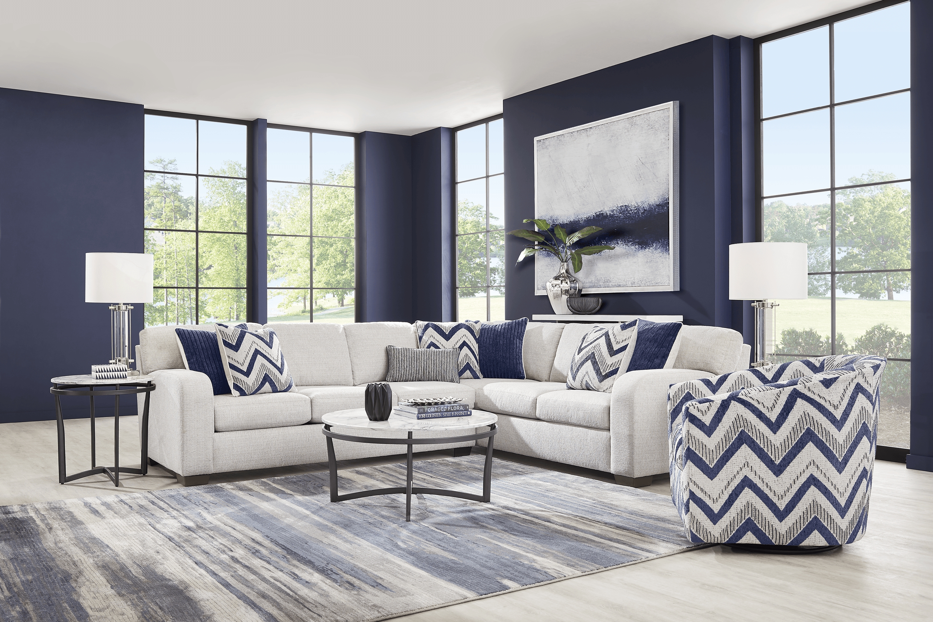 Davilla Platinum 2 Pc Sectional - Thumbnail - Image 2