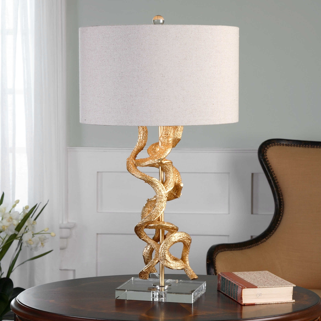 Davina Bend Gold Lamp - Thumbnail - Image 2