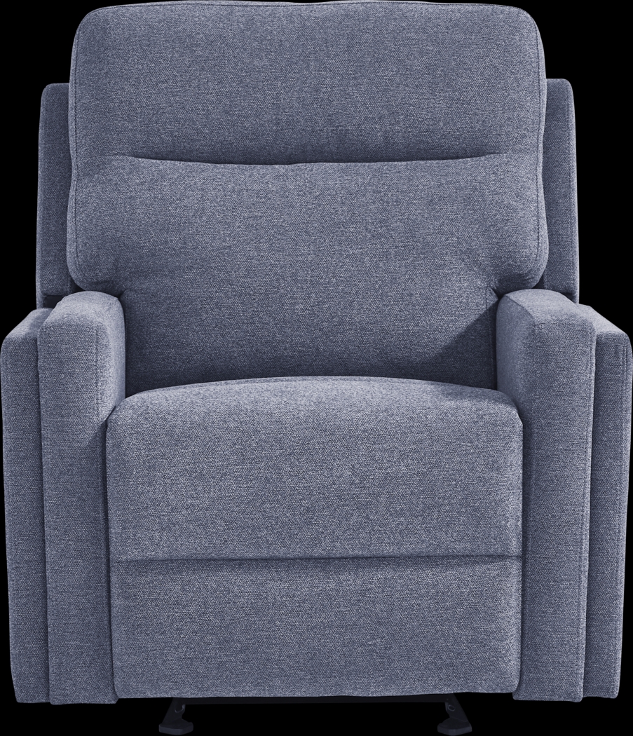 Davis Bay Blue 8 Pc Living Room with Reclining Sofa - Thumbnail - Image 8