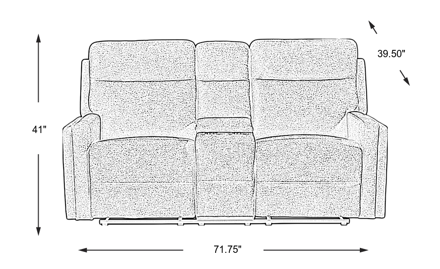 Dimension Image. Please refer to the Dimension Tab on this page for dimension details.